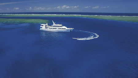 Tauchschiff Spirit of Freedom am Great Barrier Reef, Queensland, Australien